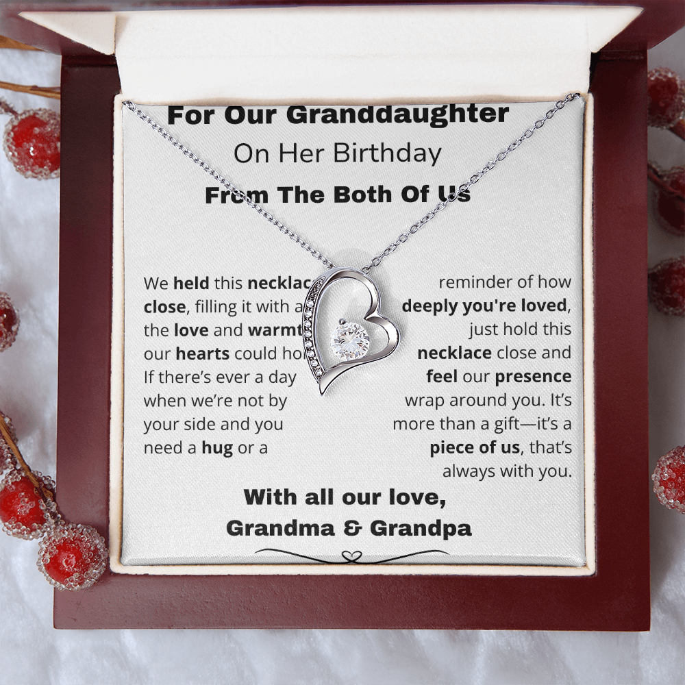!!!Forever Love Necklace – A Sparkle That Lasts Forever For your Granddaughter on her special day!!!