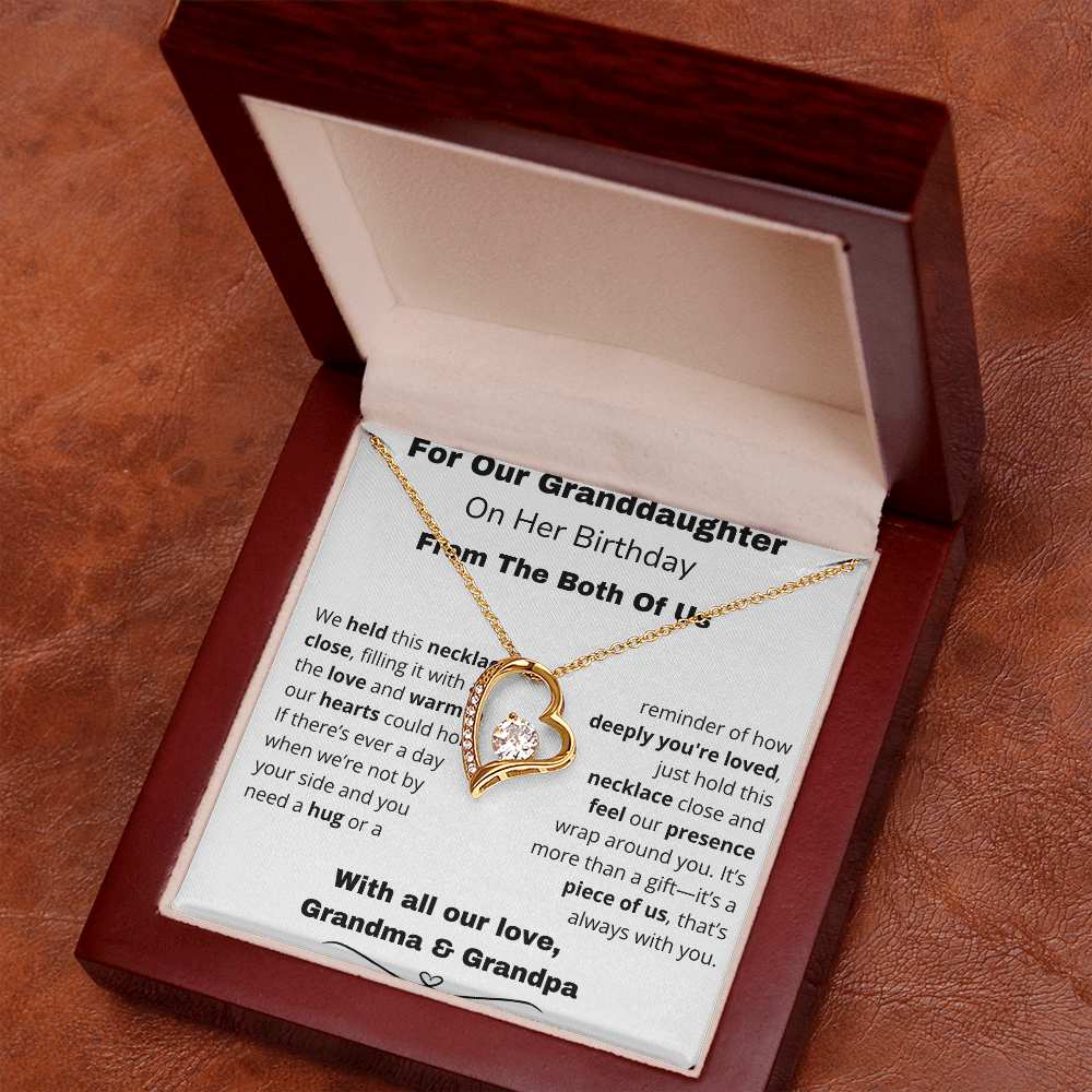 !!!Forever Love Necklace – A Sparkle That Lasts Forever For your Granddaughter on her special day!!!