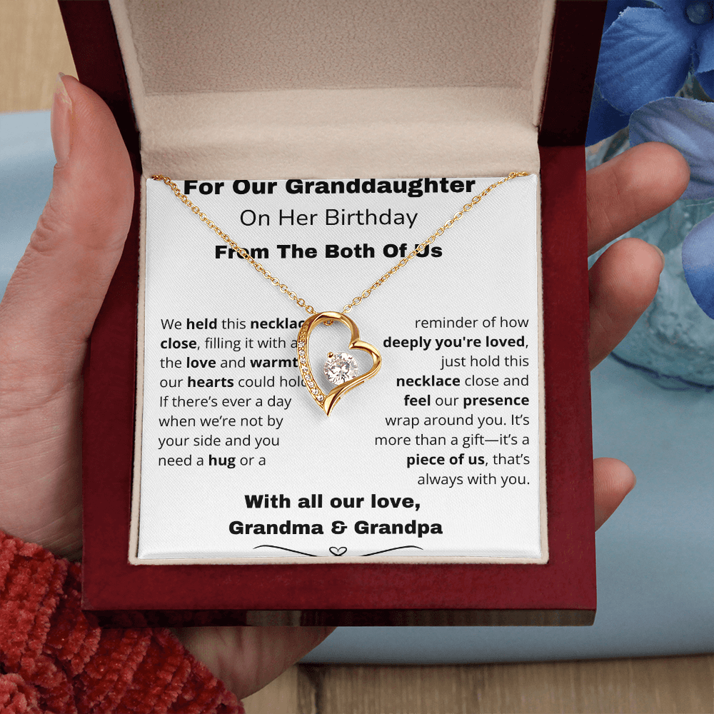!!!Forever Love Necklace – A Sparkle That Lasts Forever For your Granddaughter on her special day!!!