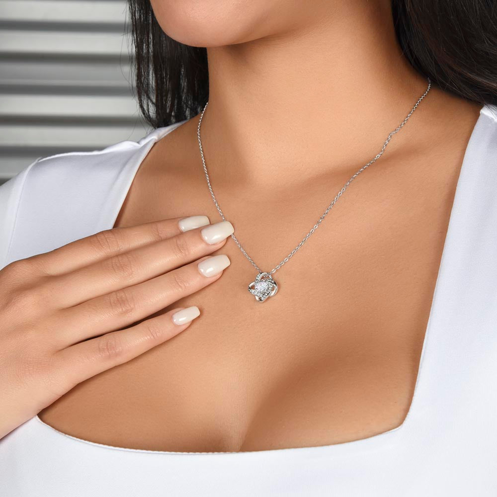 Celebrate Unbreakable Love with the Timeless Elegance of the Love Knot Necklace