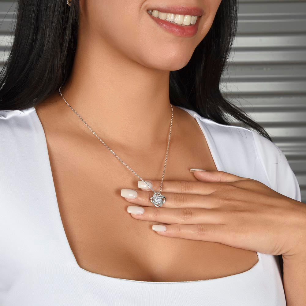 Celebrate Unbreakable Love with the Timeless Elegance of the Love Knot Necklace