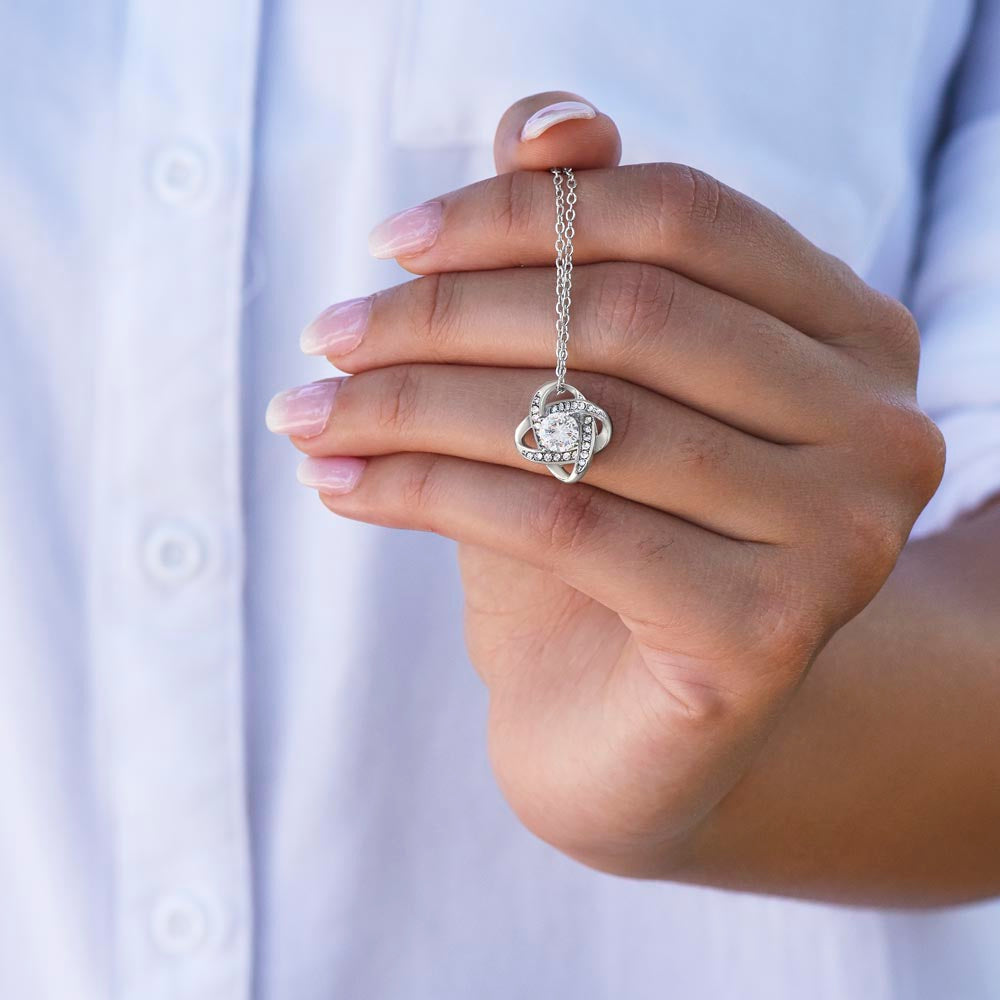 Celebrate Unbreakable Love with the Timeless Elegance of the Love Knot Necklace