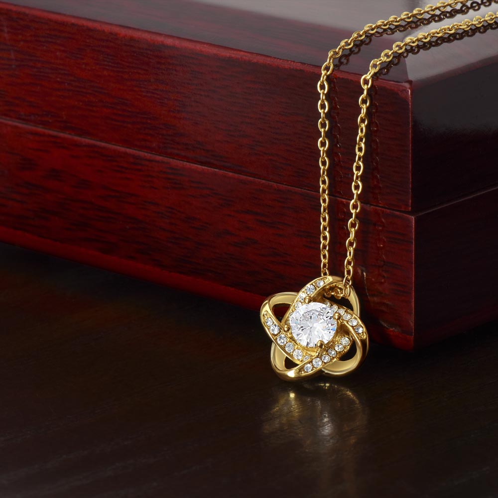 Celebrate Unbreakable Love with the Timeless Elegance of the Love Knot Necklace