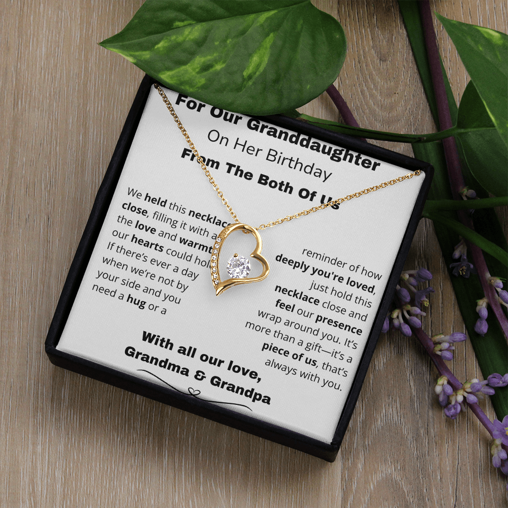 !!!Forever Love Necklace – A Sparkle That Lasts Forever For your Granddaughter on her special day!!!