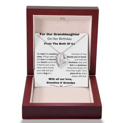 !!!Forever Love Necklace – A Sparkle That Lasts Forever For your Granddaughter on her special day!!!