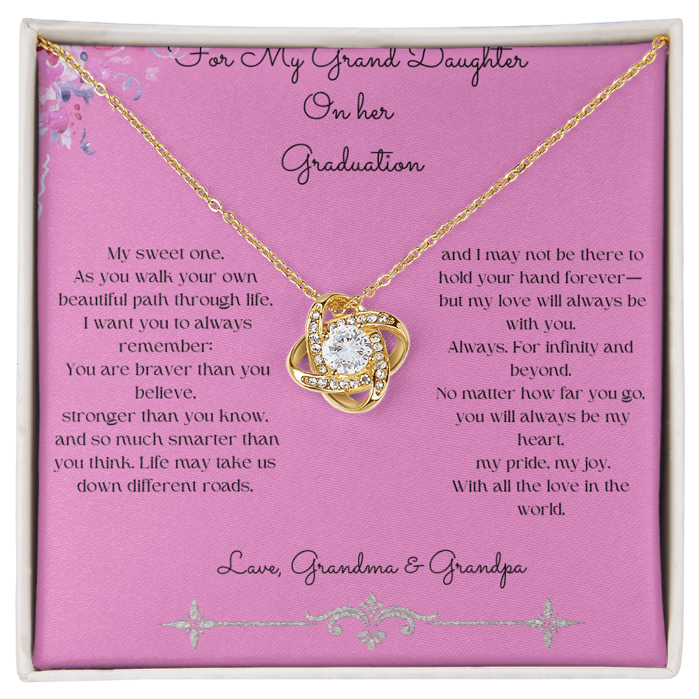 Granddaughter - Love Knot Neklace