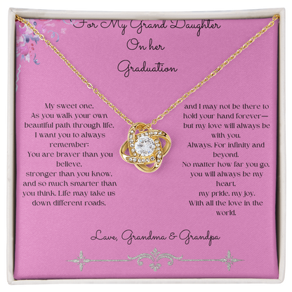 Granddaughter - Love Knot Neklace