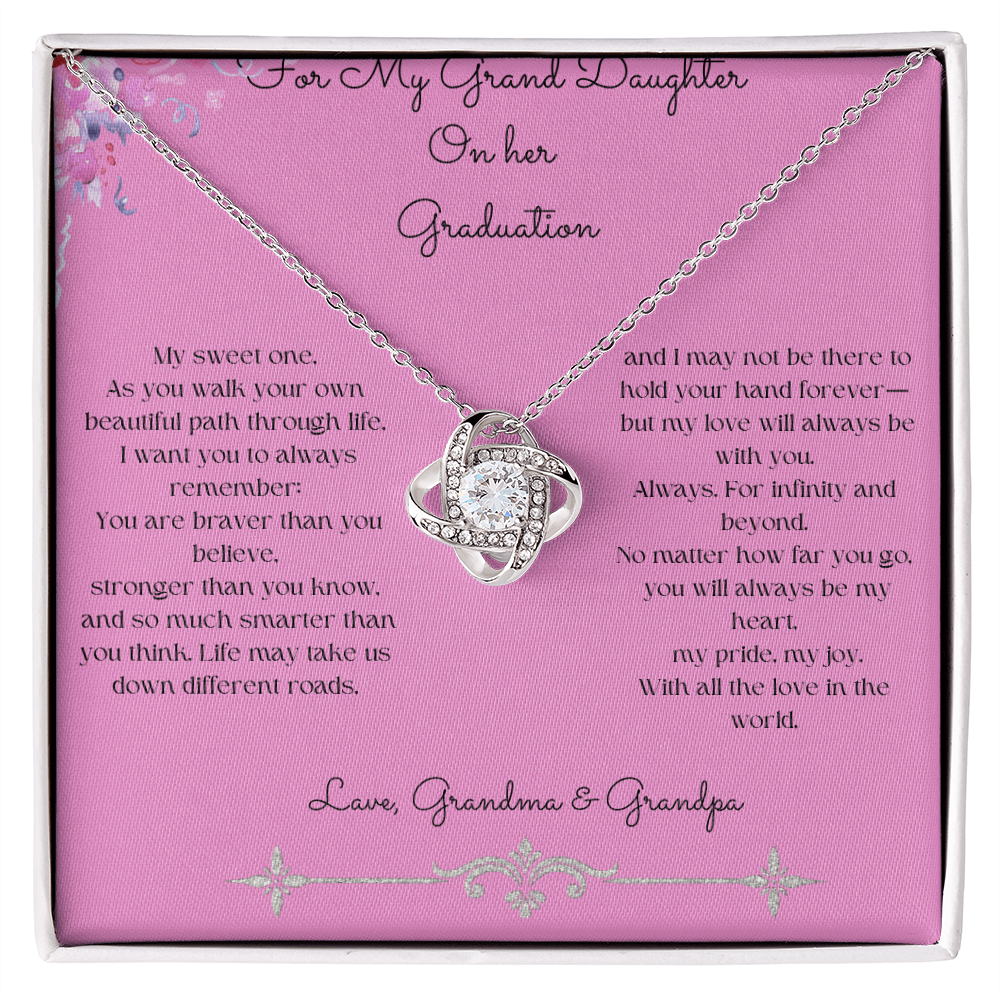 Granddaughter - Love Knot Neklace