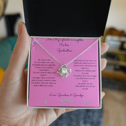 Granddaughter - Love Knot Neklace