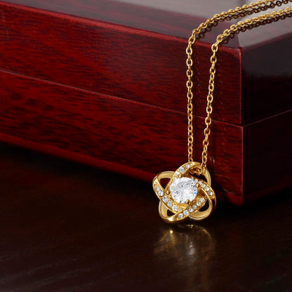Celebrate Unbreakable Love with the Timeless Elegance of the Love Knot Necklace
