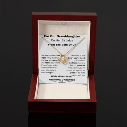 Celebrate Unbreakable Love with the Timeless Elegance of the Love Knot Necklace