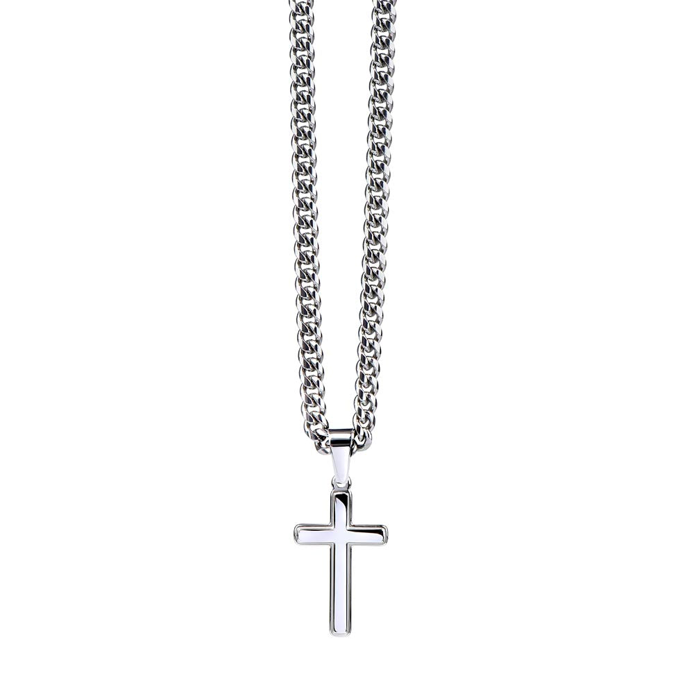 He said "I Love the Cuban Link Chain With Artisan Cross!"