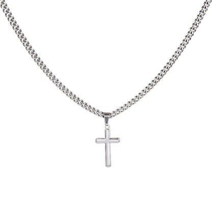 He said "I Love the Cuban Link Chain With Artisan Cross!"